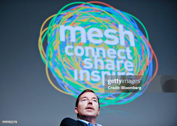 Scott Thompson, president and chief executive officer of PayPal Inc., speaks during the Mesh conference in Toronto, Ontario, Canada, on Wednesday,...