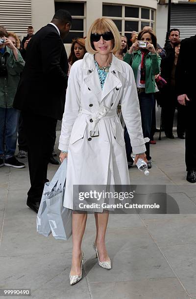 Anna Wintour attends the launch party for the opening of TopShop's Knightsbridge store on May 19, 2010 in London, England.