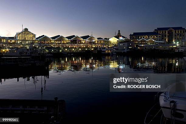 General view of the Victoria and Albert waterfront is pictured on May 19, 2010 in Cape Town, South Africa. South Africa will host the FIFA World Cup...