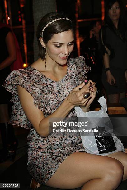 Actress Katharine McPhee attends Nyx Cosmetics Decade +1 Anniversary Unveild on May 18, 2010 in Hollywood, California.