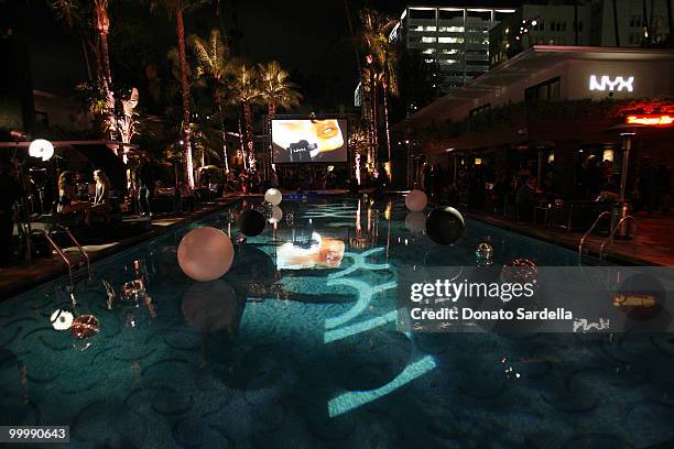 General view at Nyx Cosmetics Decade +1 Anniversary Unveild on May 18, 2010 in Hollywood, California.