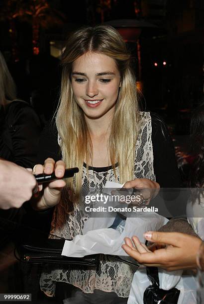 Actress Katelyn Tarver attends Nyx Cosmetics Decade +1 Anniversary Unveild on May 18, 2010 in Hollywood, California.