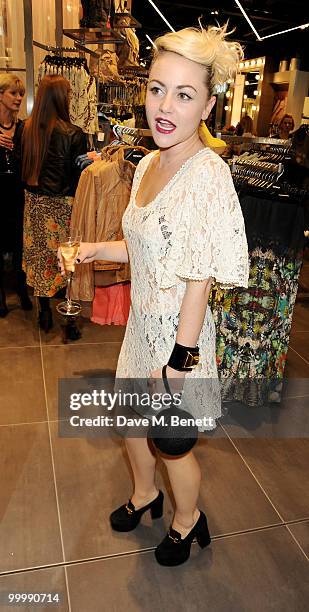 Jaime Winstone attends the launch party for the opening of TopShop's Knightsbridge store on May 19, 2010 in London, England.