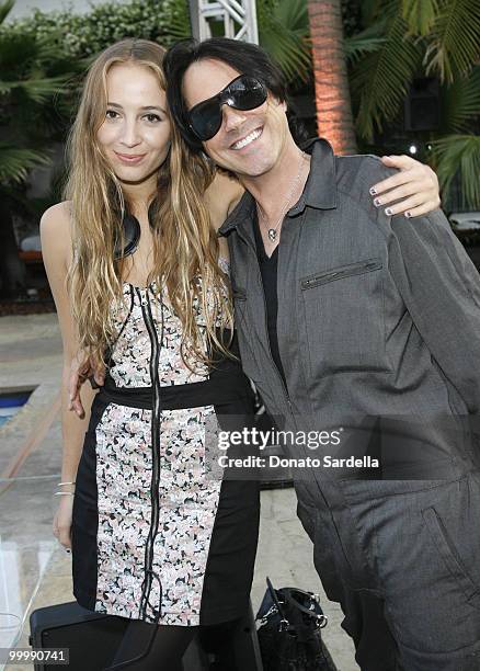 Harley Viera Newtonand brian Rabin attend Nyx Cosmetics Decade +1 Anniversary Unveild on May 18, 2010 in Hollywood, California.