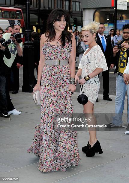 Daisy Lowe and Jaime Winstone attend the launch party for the opening of TopShop's Knightsbridge store on May 19, 2010 in London, England.