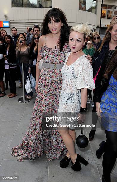 Daisy Lowe and Jaime Winstone attend the launch party for the opening of TopShop's Knightsbridge store on May 19, 2010 in London, England.