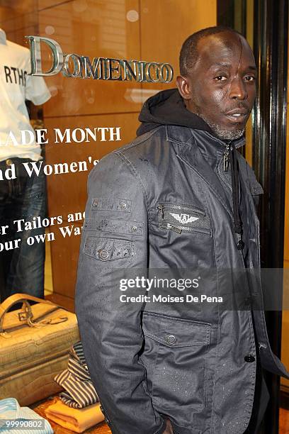 Actor Michael Kenneth attends the launch of Domenico Vacca Denim at Domenico Vacca on May 18, 2010 in New York City.