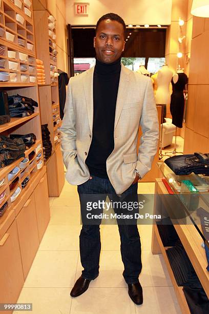 Calloway attends the launch of Domenico Vacca Denim at Domenico Vacca on May 18, 2010 in New York City.