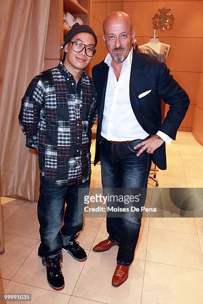 Kevin Saer Leong and Domenico Vacca attends the launch of Domenico Vacca Denim>> at Domenico Vacca on May 18, 2010 in New York City.