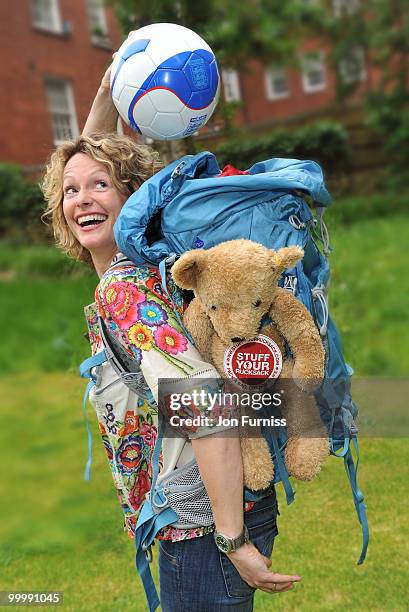 Kate Humble attends the launch of stuffyourrucksack.com on May 19, 2010 in London, England.