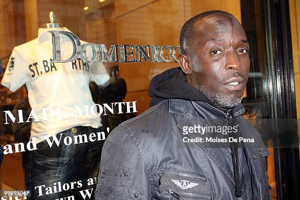 Actor Michael Kenneth attends the launch of Domenico Vacca Denim at Domenico Vacca on May 18, 2010 in New York City.