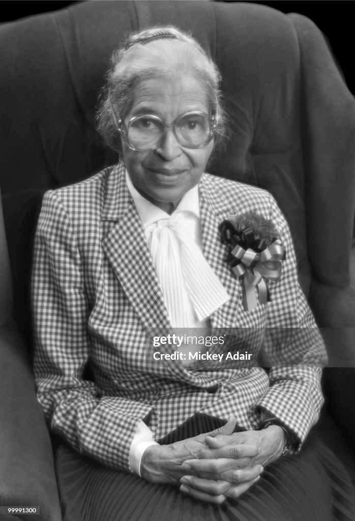 Civil Rights Activist Rosa Parks Poses For A Portrait After A Martin civil-rights-activist-rosa-parks-poses-for-a-portrait-after-a-martin