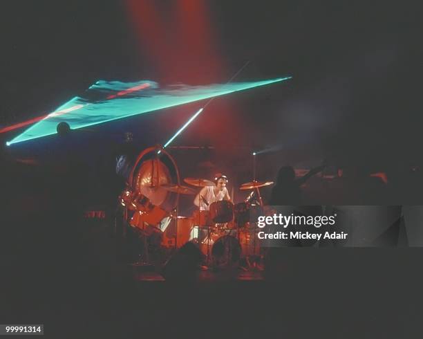 Jacksonville, FL Dummer Keith Moon of the rock and roll band "The Who" performs in concert in at The Gator Bowl in 1976 in Jacksonville, Florida.