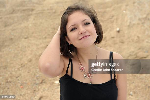 Mary Wardell attends the 'The Myth of the American Sleepover' Photo Call held at the Martini Terraza during the 63rd Annual International Cannes Film...