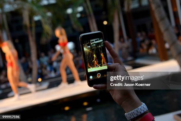 Fashion Palette Miami Australian Swim Show SS19 at The Setai Miami Beach on July 15, 2018 in Miami Beach, Florida.