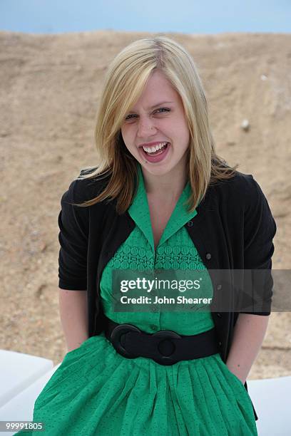 Amanda Bauer attends the 'The Myth of the American Sleepover' Photo Call held at the Martini Terraza during the 63rd Annual International Cannes Film...