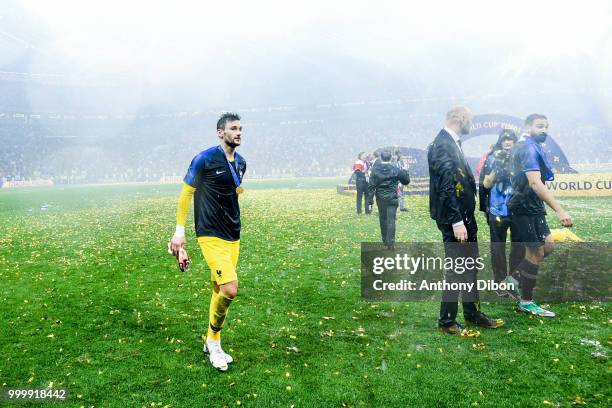 Hugo Lloris of France during the World Cup Final match between France and Croatia at Luzhniki Stadium on July 15, 2018 in Moscow, Russia.