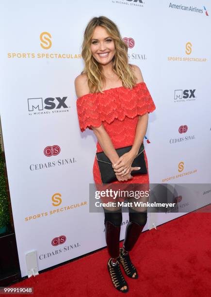 Honoree Amy Purdy attends the 33rd Annual Cedars-Sinai Sports Spectacular at The Compound on July 15, 2018 in Inglewood, California.