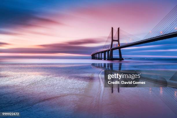moscavide,portugal - cable stayed bridge stock pictures, royalty-free photos & images