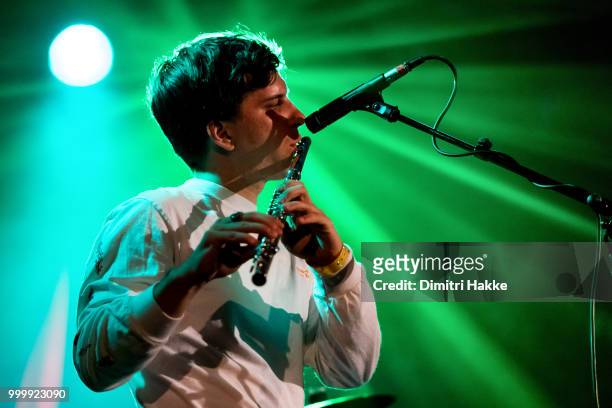 Leyland Whitty of BadBadNotGood performs on stage at North Sea Jazz Festival at Ahoy on July 13, 2018 in Rotterdam, Netherlands.