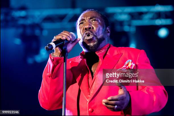 Eddy Levert of The O'Jays performs on stage at North Sea Jazz Festival at Ahoy on July 13, 2018 in Rotterdam, Netherlands.