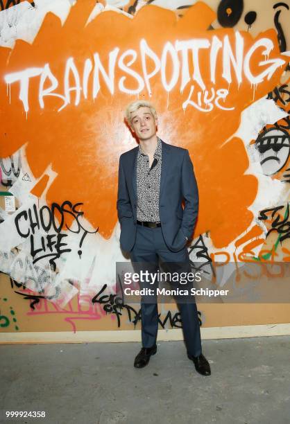 Actor Tariq Malik attends the Off Broadway opening night performance of Trainspotting Live on July 15, 2018 in New York City.