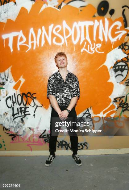 Actor and co-director Greg Esplin attends the Off Broadway opening night performance of Trainspotting Live on July 15, 2018 in New York City.