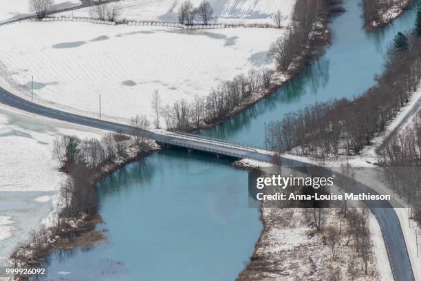 bridge in andalsnes. - anna stockfoto's en -beelden