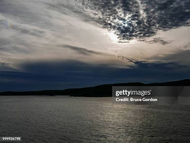 sunset over nova scotia - gordon stock pictures, royalty-free photos & images