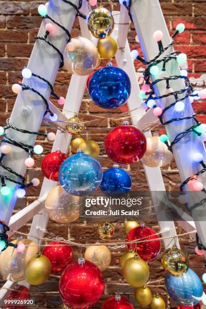 lights and baubles - juli stock pictures, royalty-free photos & images