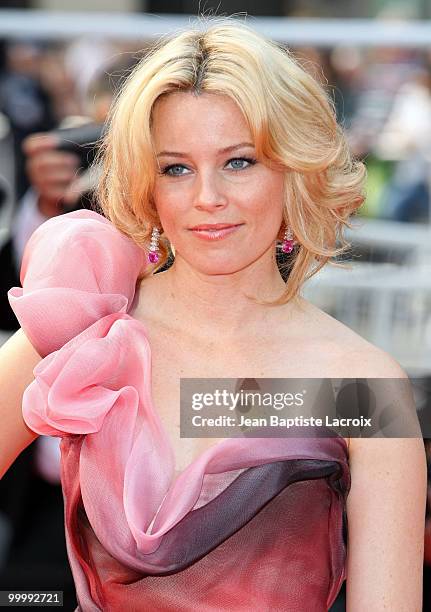 Elizabeth Banks attends the premiere of 'Poetry' held at the Palais des Festivals during the 63rd Annual International Cannes Film Festival on May...