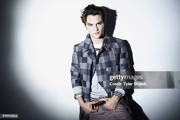 Actor Shiloh Fernandez poses at a portrait session for Self Assignment in Los Angeles, CA on June 20, 2009. .