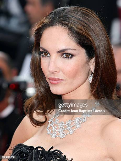 Eugenia Silva attends the premiere of 'Poetry' held at the Palais des Festivals during the 63rd Annual International Cannes Film Festival on May 19,...