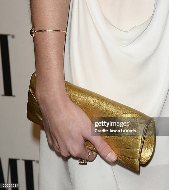 Purse held by Taylor Swift attending BMI's 58th annual Pop Awards at the Beverly Wilshire Hotel on May 18, 2010 in Beverly Hills, California.