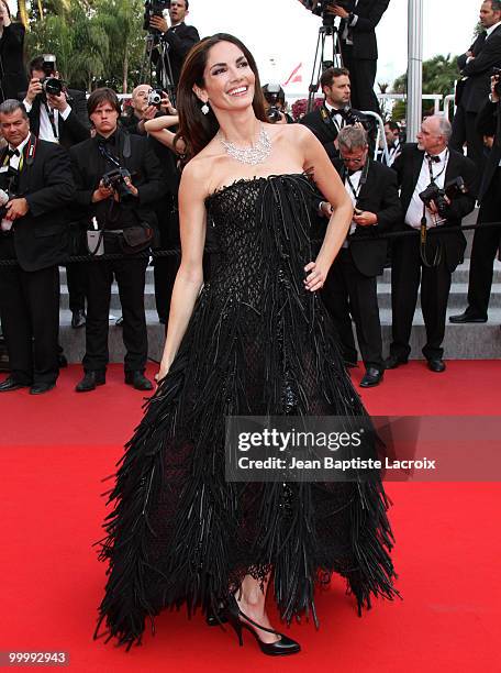 Eugenia Silva attends the premiere of 'Poetry' held at the Palais des Festivals during the 63rd Annual International Cannes Film Festival on May 19,...