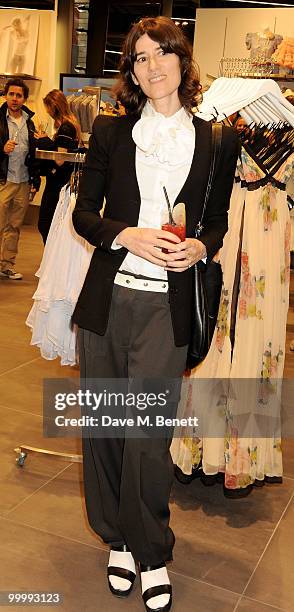 Bella Freud attends the instore launch for the opening of TopShop's Knightsbridge store on May 19, 2010 in London, England.