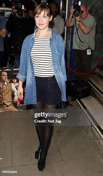 Actress Scarlet Johnson attends the UK Film Premiere of 'Pimp' at Odeon Covent Garden on May 19, 2010 in London, England.