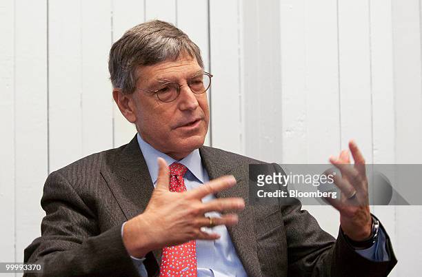 Ken Golman, chief financial officer of Fortinet Inc., speaks during an interview in San Francisco, California, U.S., on Wednesday, May 19, 2010....