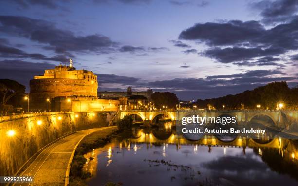 castel sant' angelo - rome - sant�� stock-fotos und bilder