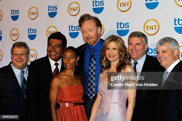 Executive Steve Koonin, Actor George Lopez, Actress Jada Pinkett smith, Talk show host Conan O'Brien, Actress Kyra SedWick, Executives Philip Kent,...