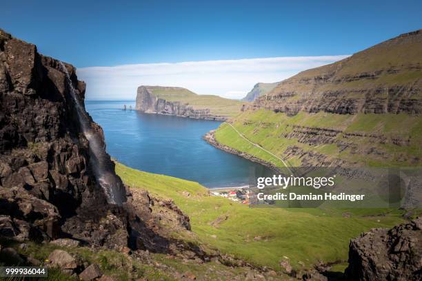 eiði,faroe islands - damian imagens e fotografias de stock