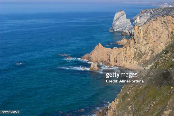 cabo da roca - portugal - roca 個照片及圖片檔