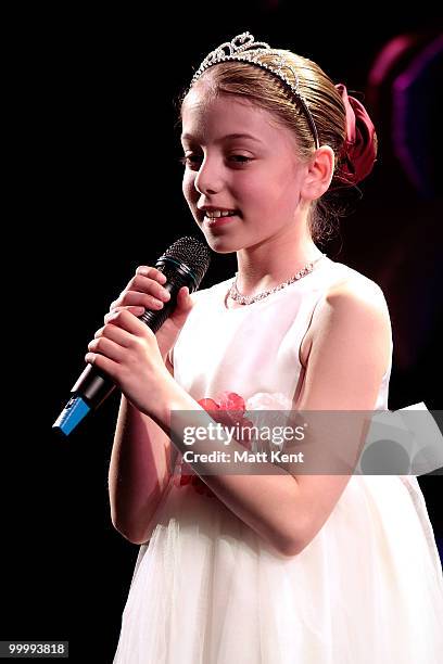 Hollie Steel performs at the launch of her self-titled album at The Roundhouse on May 19, 2010 in London, England.