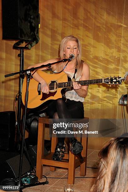 Ellie Goulding attends the launch party for the opening of TopShop's Knightsbridge store on May 19, 2010 in London, England.