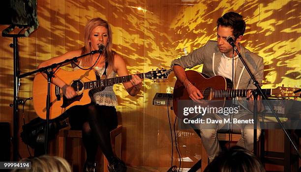 Ellie Goulding attends the launch party for the opening of TopShop's Knightsbridge store on May 19, 2010 in London, England.