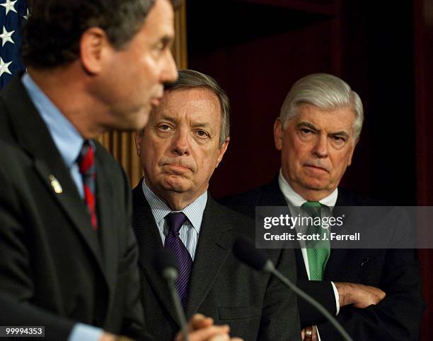 May 19: Sen. Sherrod Brown, D-Ohio, Senate Assistant Majority Leader Richard J. Durbin, D-Ill., and Senate Banking Chairman Christopher J. Dodd,...