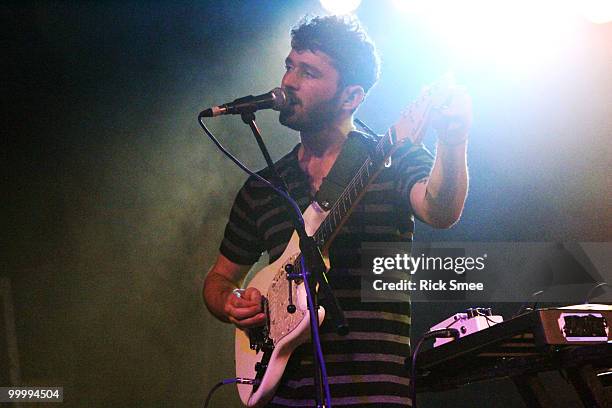 Peter Silberman of The Antlers performs at the Scala on May 19, 2010 in London, England.