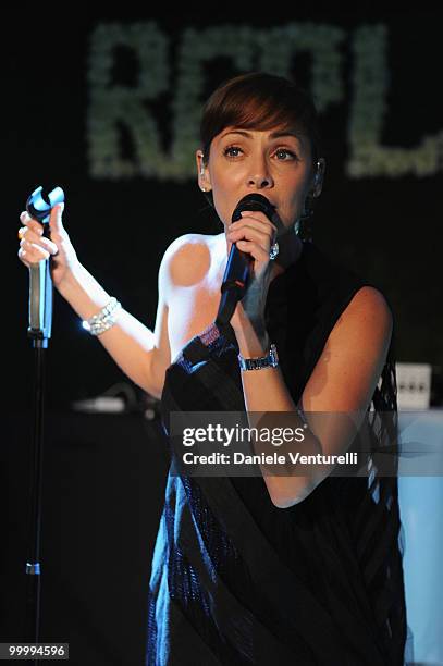 Singer Natalie Imbruglia performs at the Replay Party held at the Star Style Lounge during the 63rd Annual International Cannes Film Festival on May...