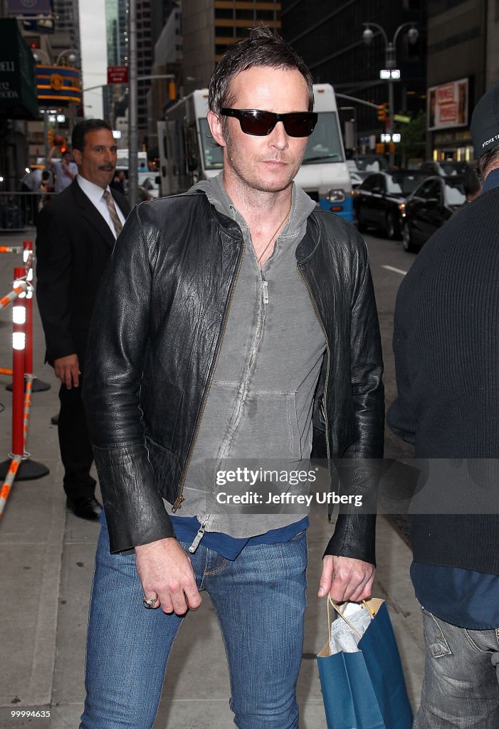 Celebrity Arrivals At "Late Show With David Letterman" - May 19, 2010