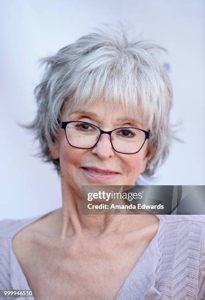 Actress Rita Moreno arrives at the Outfest Documentary Competition Screening of "Every Act Of Life" at the DGA Theater on July 15, 2018 in Los...